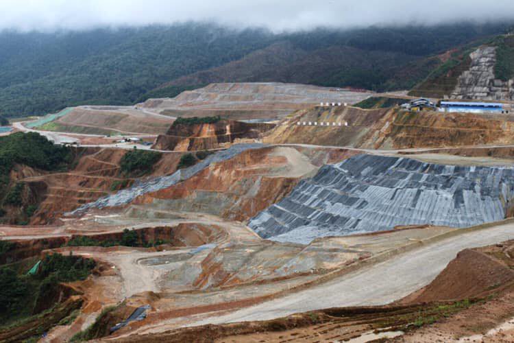 Actividades del proyecto minero Mirador en Cordillera del Cu00f3ndor. Foto de Ronny Toapanta para Red Eclesial PanAmazu00f3nica